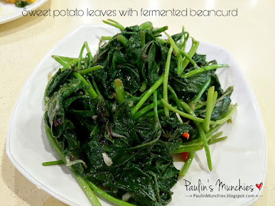 Paulin's Munchies - Ming Kitchen at Clementi - Sweet potato leaves with fermented beancurd