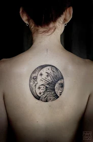 Tatuajes de Sol y Luna Increibles