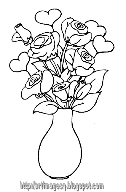 Mewarnai Gambar Bunga Art Images Mewarnai Gambar Bunga Art Images