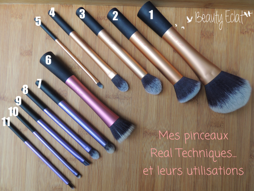 revue avis test pinceaux real techniques