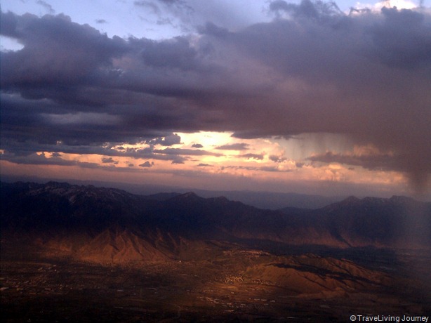 Salt Lake City, UT from the air