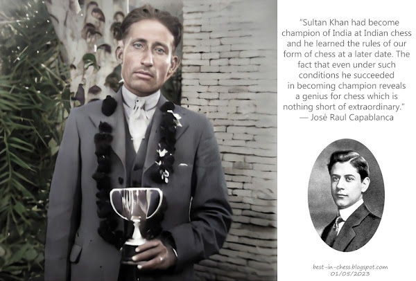 Sultan Khan, Capablanca Quote