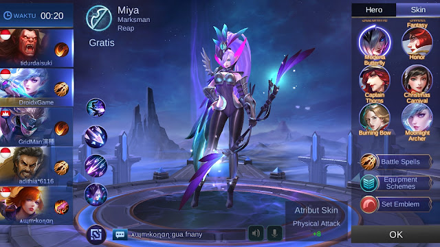 Cara Mendapatkan Skin LEGEND (Miya, Gord, Saber & Alucard) Secara Gratis Aman 100%