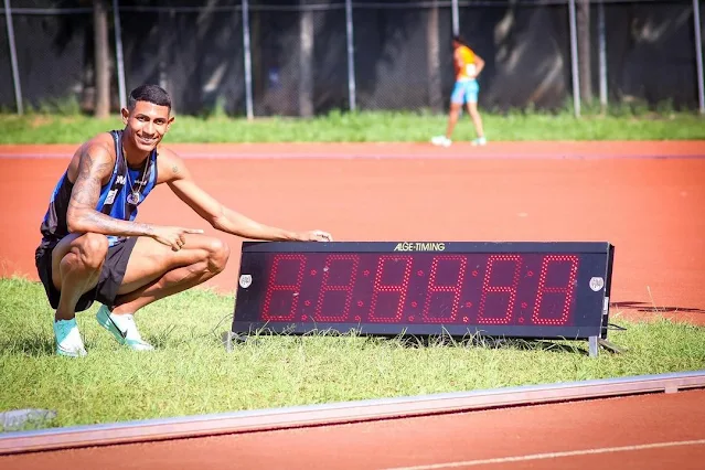 Matheus Lima alcança o índice olímpico nos 400m do atletismo