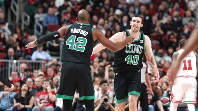 Tatum, Hauser y Horford lideran victoria de Celtics, líderes de NBA, 124-113 ante Bulls