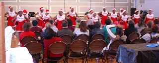 Durham Divas Cheering at the Durham Artwalk on November 20, 2010