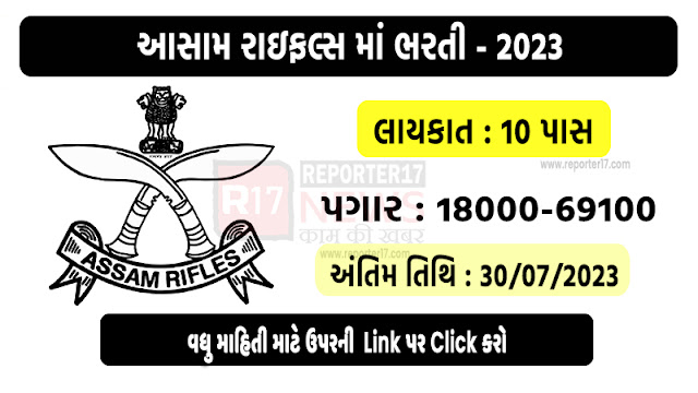 Assam Rifles Recruitment 2023