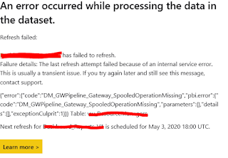 Power BI Data Gateway  DM_GWPipeline_Gateway_SpooledOperationMissing