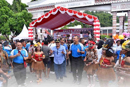 Pesta Rakyat HUT Bhayangkara Ke 73 Tahun 2019 di Jayapura Berlangsung Meriah