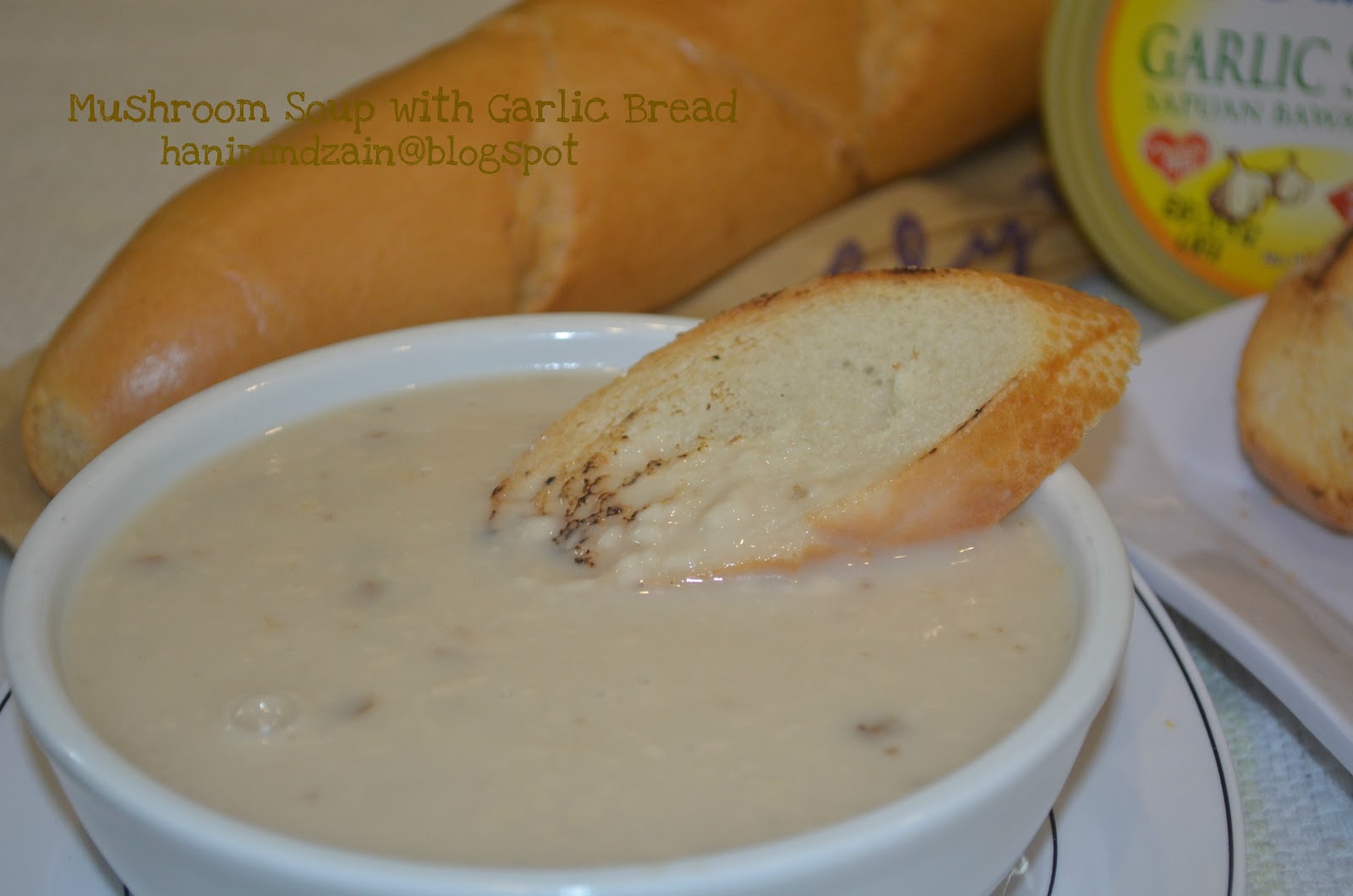 Segalanya tentang kehidupan: Mushroom Soup with Garlic 