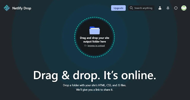 Netlify deployed manually, code armor, netlify, drag and drop