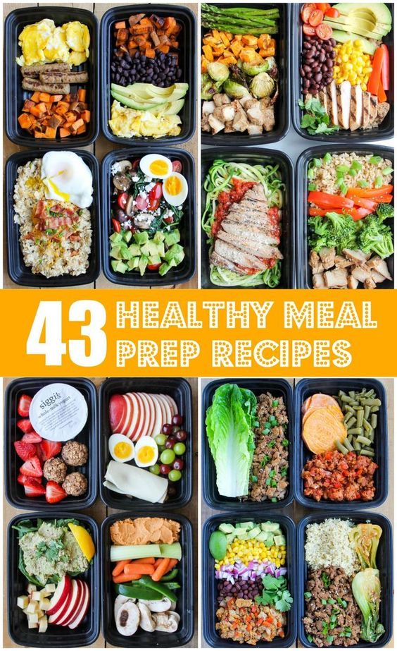 These healthy meal prep recipes for breakfast, lunch, dinner and snacks are super easy to make and so delicious. They'll make your life SO much easier!