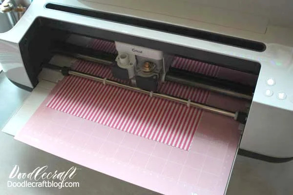 Step 2: Fabric Cutting Place the fabric on the pink fabric mat and insert the rotary blade in the Maker. Select the project in Cricut Design Space or design your own project.