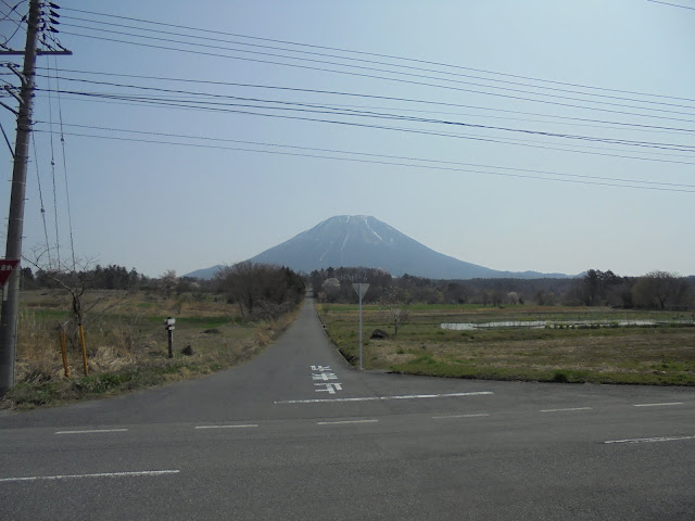 アイノピア入り口から見た大山の眺望