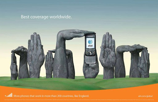 clever and creative att advertisement