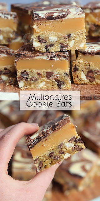 MILLIONAIRES COOKIE BARS!