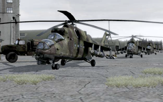 Helicopters landed in Arma II