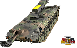 ArmA2 ドイツ連邦軍MODのBiber架橋戦車の開発中画像