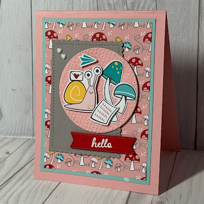 Greeting card glorifying Snail Mail using Snailed It Stamp Set from Stampin' Up!