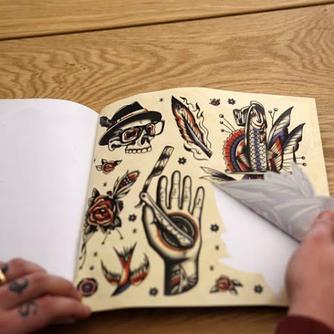 MEGAMUNDEN’s The Tattoo Flash Coloring Book