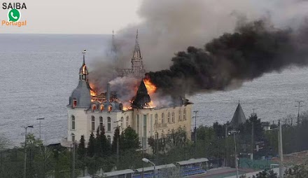  Ataque em Odessa causa destruição em local conhecido como "Castelo do Harry Potter"