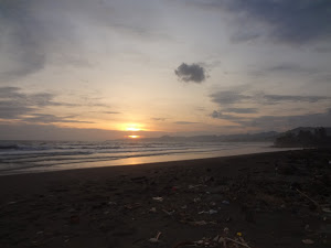 sunset in pelabuhan ratu