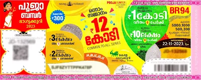 Kerala Lottery Pooja Bumper 2023 keralalotteriesresults.in