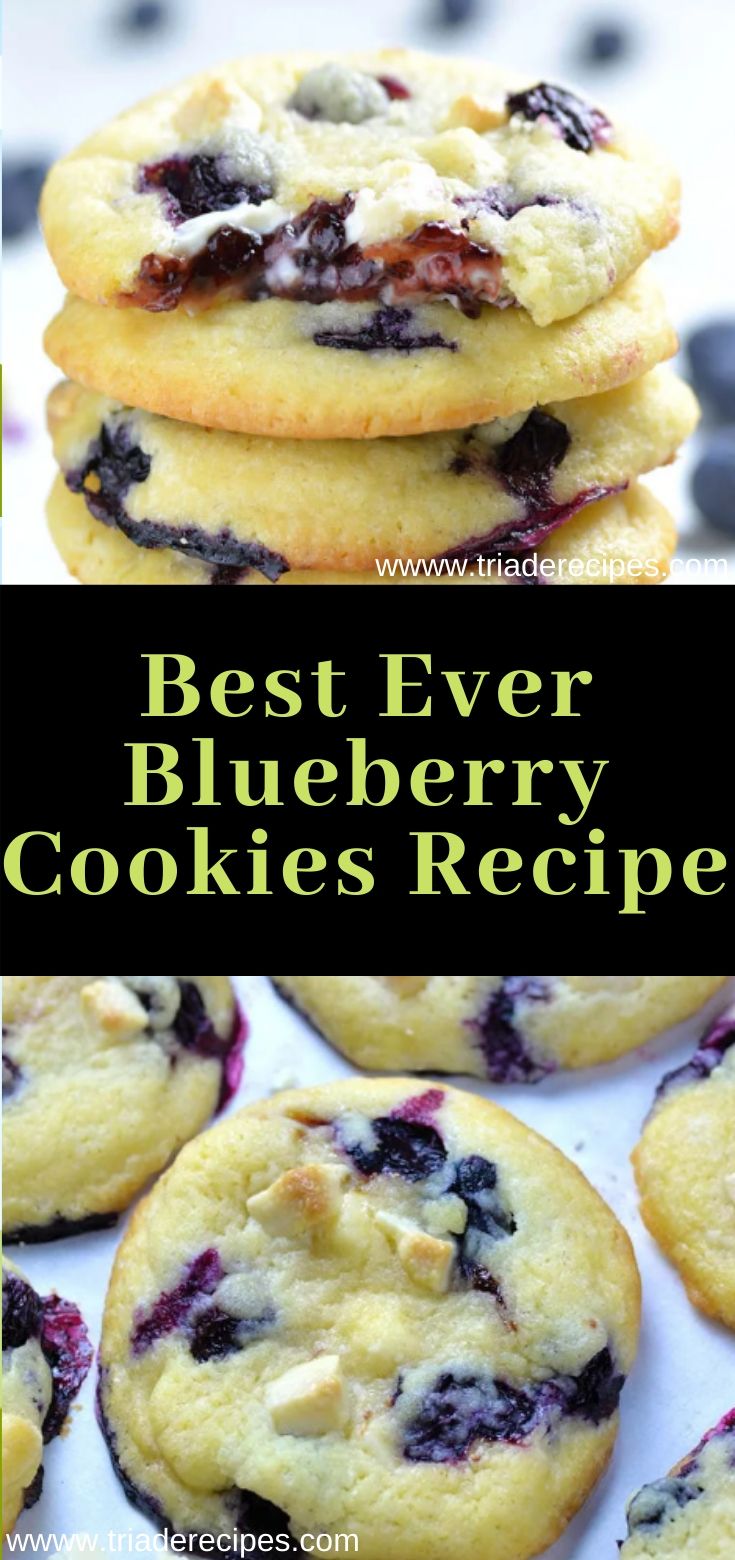 Best Ever Blueberry Cookies Recipe