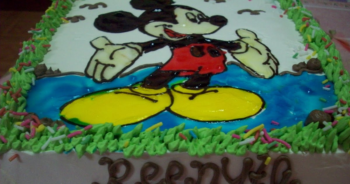  Anissya Cakes kek besday tema kartun