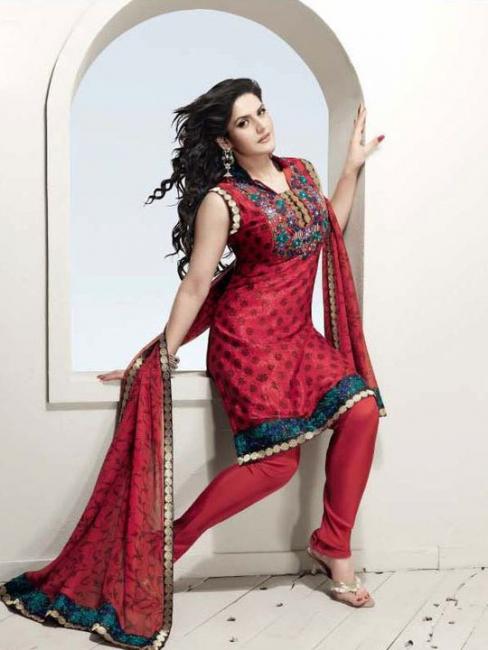 Bollywood Star Zarine Khan Indian Clothes Collection 2012