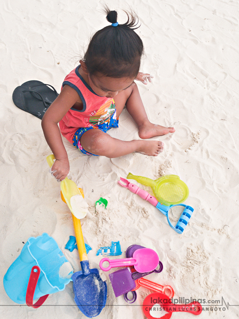 Sand Toys on Boracay White Beach