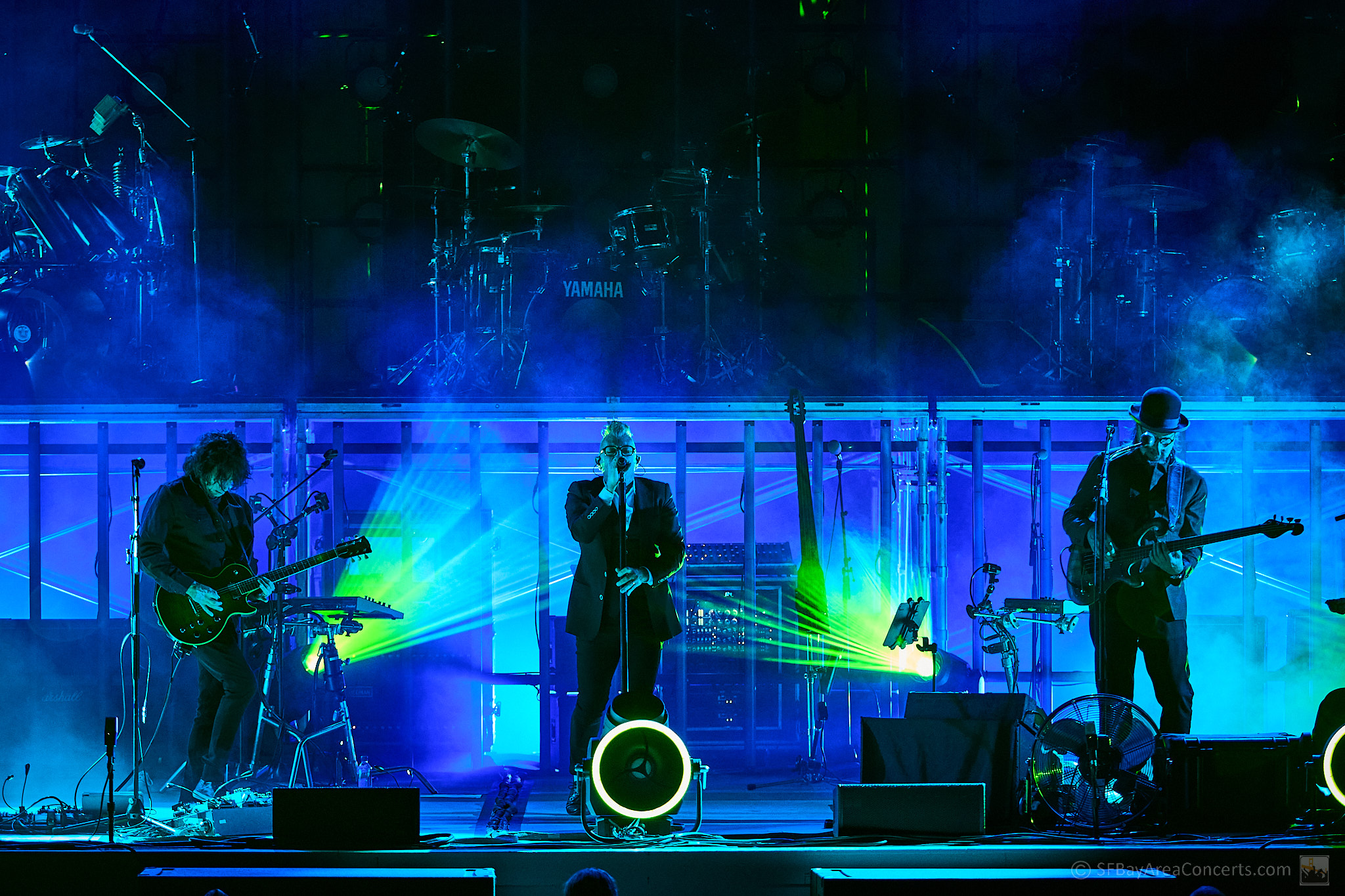 Ler LaLonde, Maynard James Keenan, and Les Claypool @ the Greek Theatre (Photo: Kevin Keating)