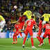 World Cup 2018: Colombia levels with England at full time