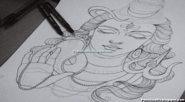 Drawing Of God, Drawing Of Goddess, Drawing Of God And Goddess, Drawing Of God Easy, Drawing Of God Krishna