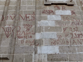 Graduating Students of Years Past Put Their Name on the Cathedral