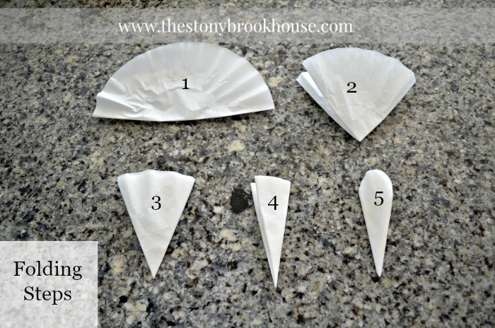 Coffee Filter Folding Steps