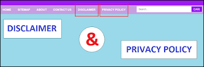 Cara Mudah Membuat Disclaimer Dan Privacy Policy Untuk Blogspot Dan Panduan Cara Memasangnya