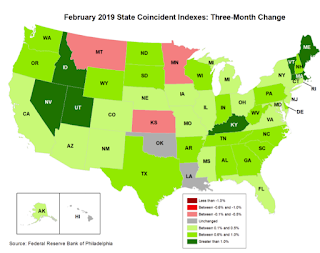 Philly Fed State Conincident Map