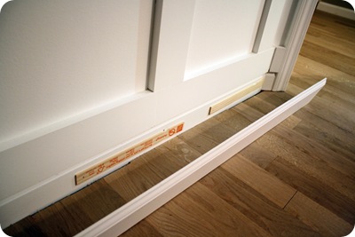 baseboards over baseboards