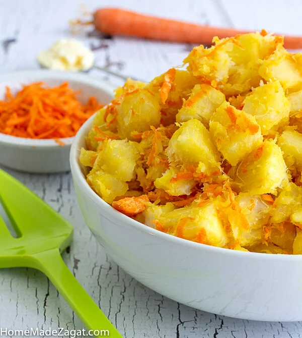 A delicious and easy side recipe using one of the Caribbean's favorite ground provision, cassava (yuca). Quick and easy side option with many health benefits.