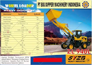 WHEEL LOADER SYZG TYPE ZL 940L