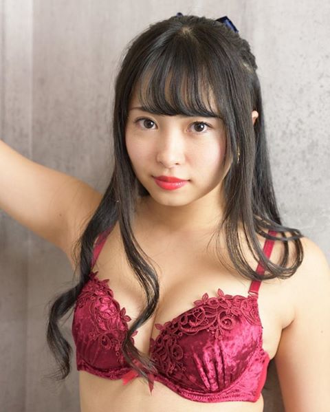Nozomi Sato hottest Japanese model big breast in sexy lingerie bras & panties Instagram