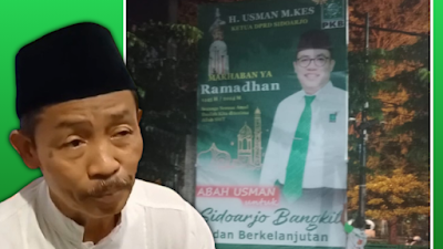 Terkait Baliho Abah Usman, Ketua PCNU Sidoarjo: Kami Sangat Mendukungnya!