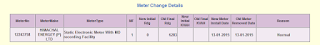 TNEB Reading Details Meter Change Details