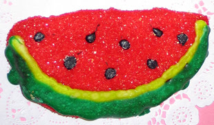 watermelon cookie