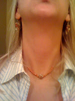 orange jewelry @ Brittany's Cleverly Titled Blog