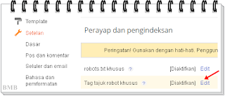 tag tajuk robot khusus menonaktifkan meta deskripsi ganda