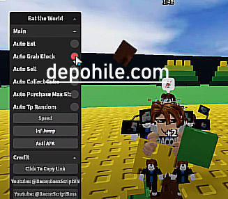 Roblox Eat the World Script AFK, Farm Hilesi İndir 2024