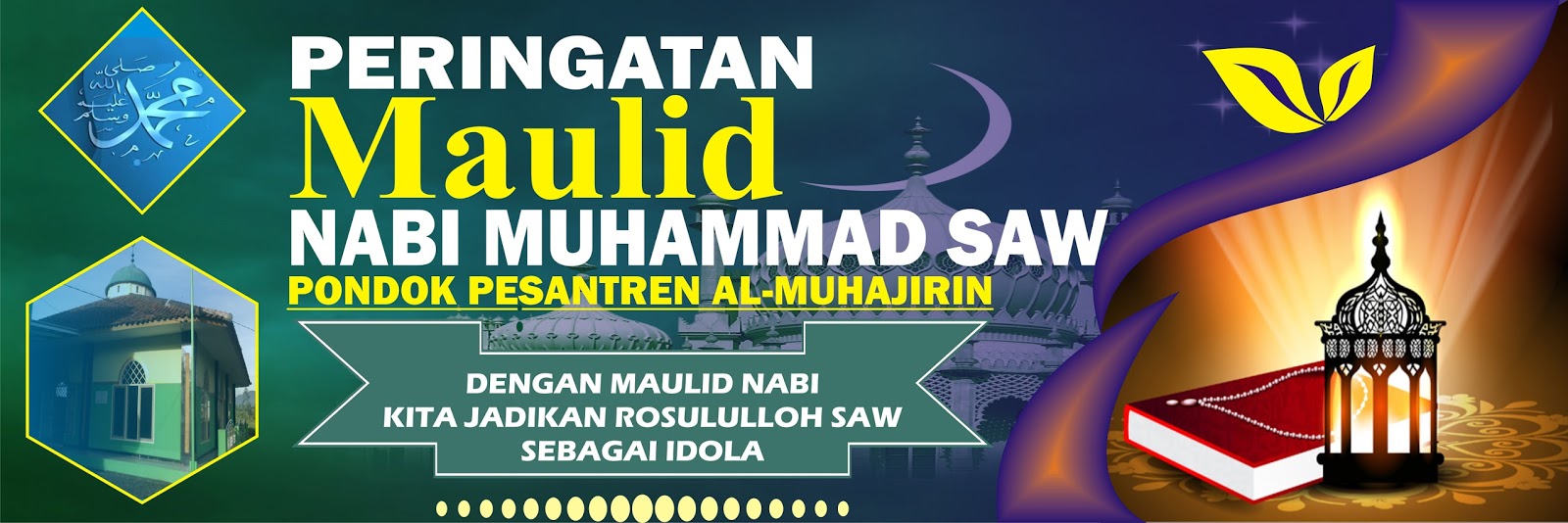 Download Contoh Spanduk Maulid Nabi.cdr  KARYAKU