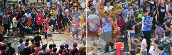 Ribuan Pria Menelanjangi Wanita Pada Water Splashing Festival Yang Kacau Di China [ www.BlogApaAja.com ]